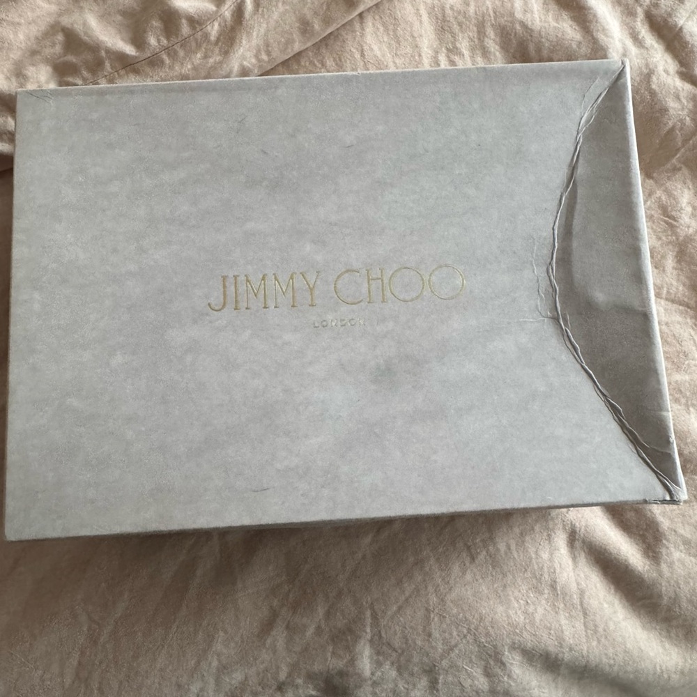 Jimmy Choo Shoe Box in Off White and Black